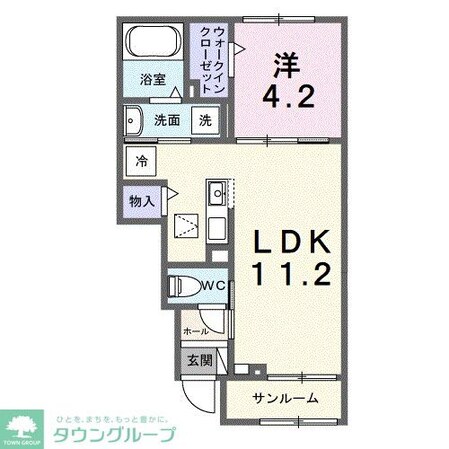 ツリーベルヒルズの物件間取画像